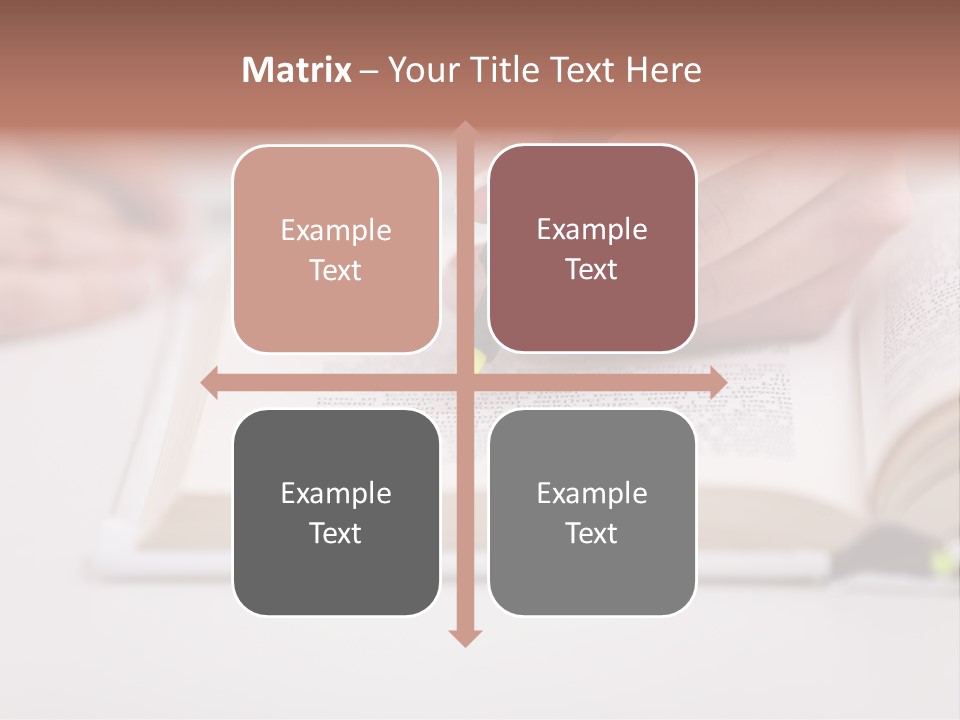 Finger Woman Text PowerPoint Template