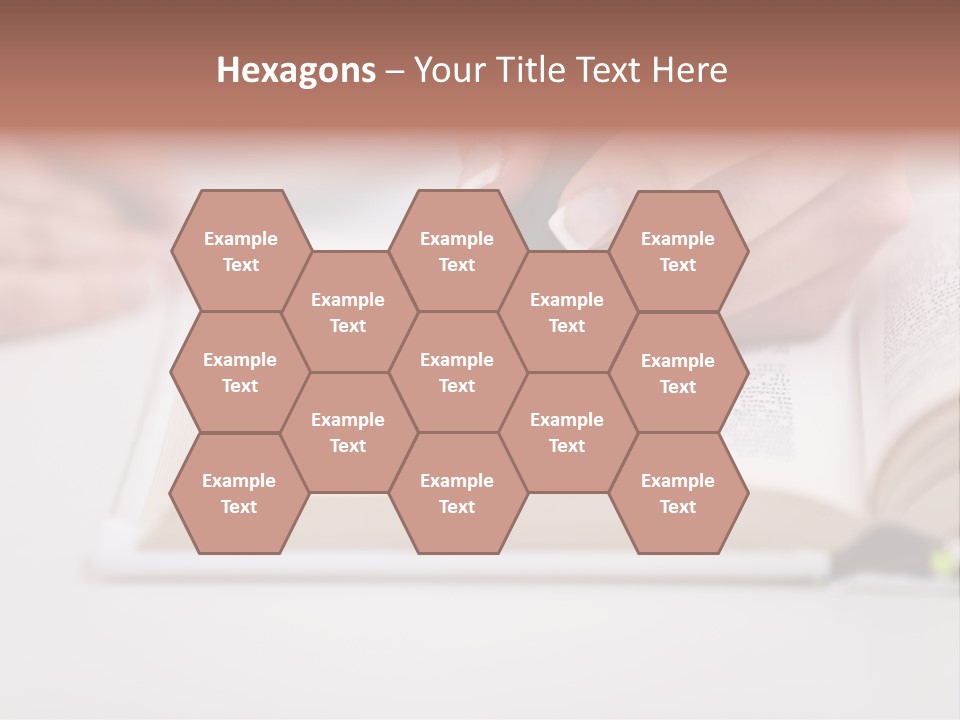 Finger Woman Text PowerPoint Template