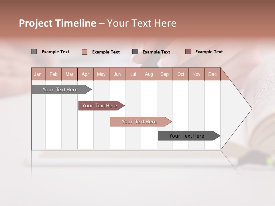 Finger Woman Text PowerPoint Template