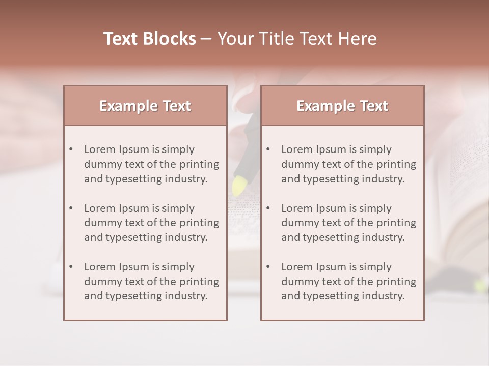Finger Woman Text PowerPoint Template