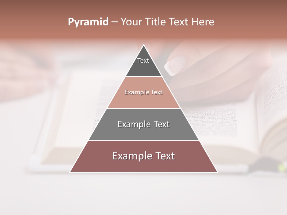 Finger Woman Text PowerPoint Template