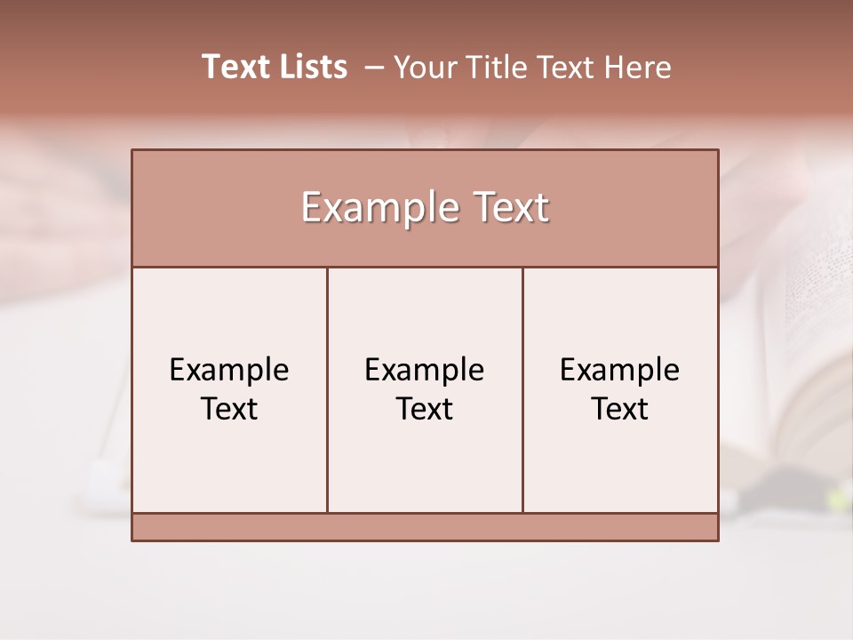 Finger Woman Text PowerPoint Template