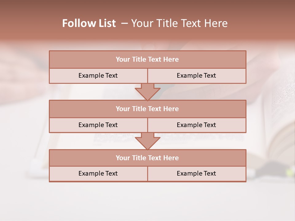 Finger Woman Text PowerPoint Template