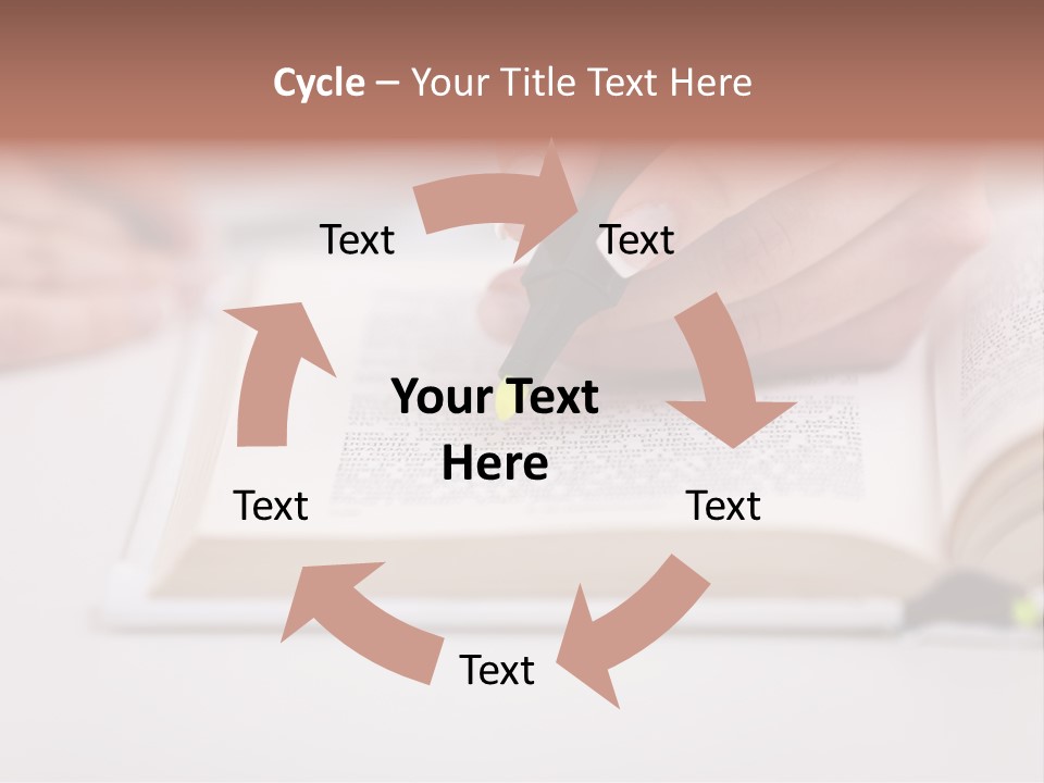 Finger Woman Text PowerPoint Template