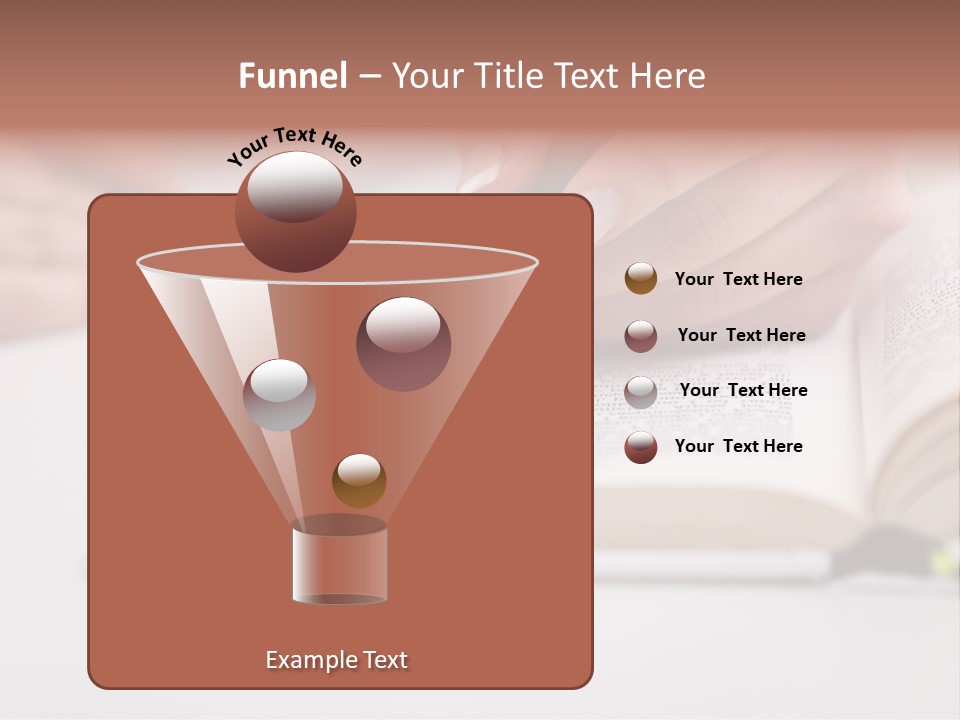 Finger Woman Text PowerPoint Template