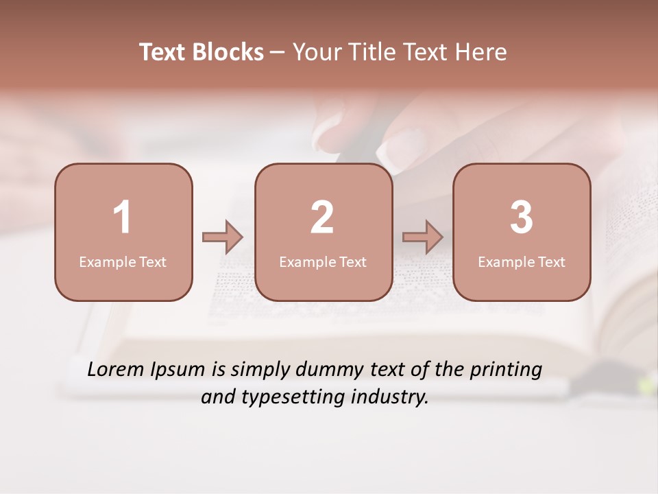 Finger Woman Text PowerPoint Template