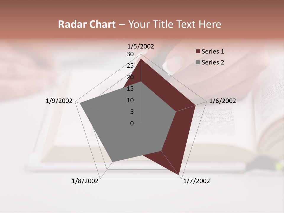 Finger Woman Text PowerPoint Template