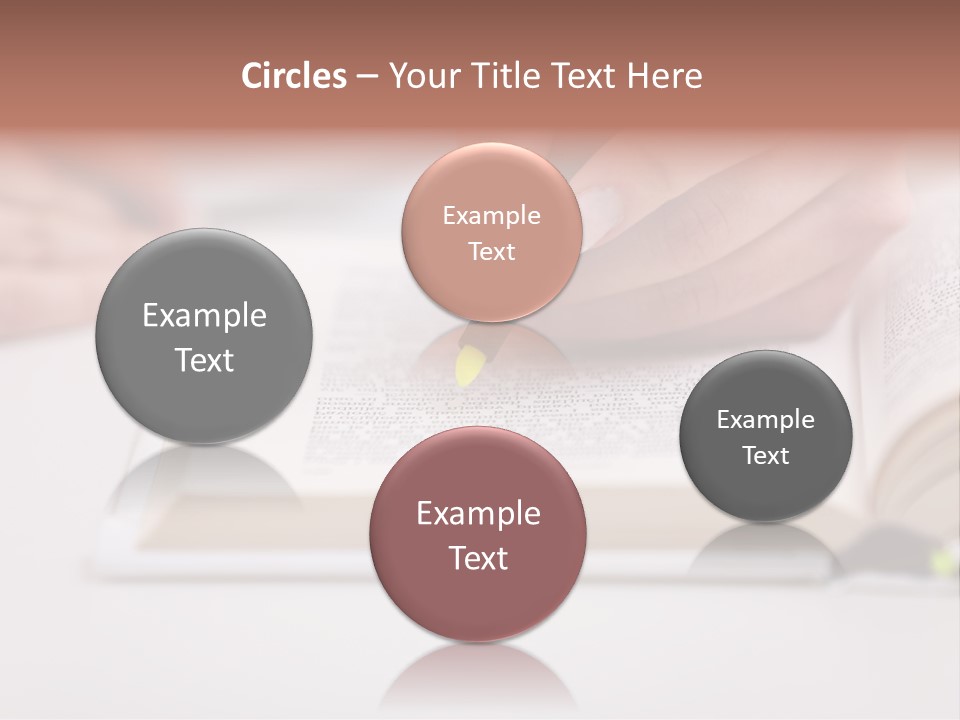 Finger Woman Text PowerPoint Template