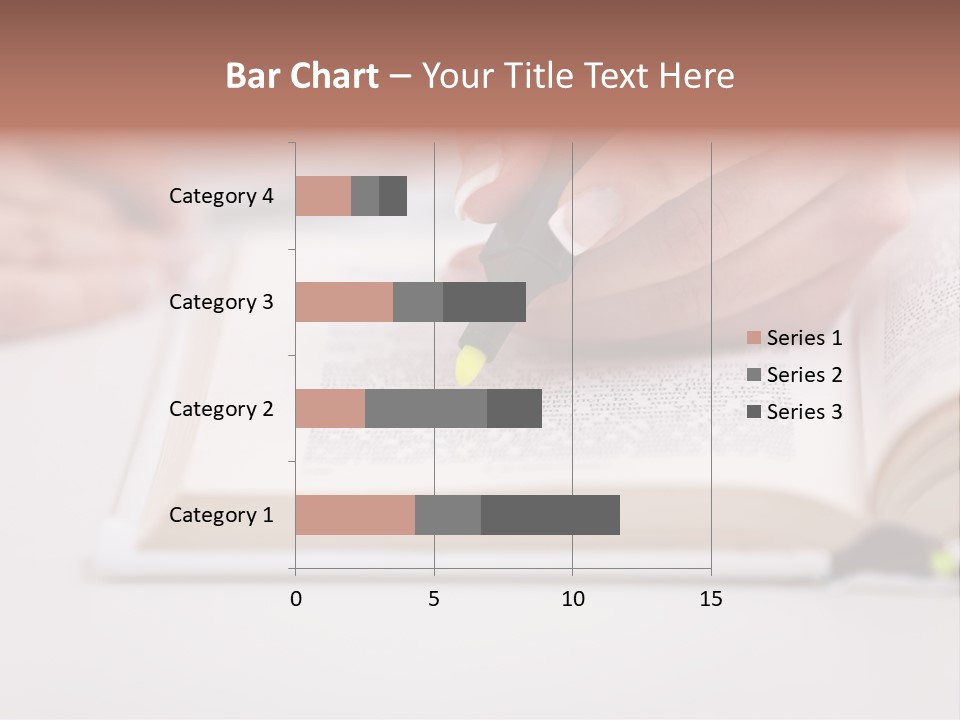 Finger Woman Text PowerPoint Template