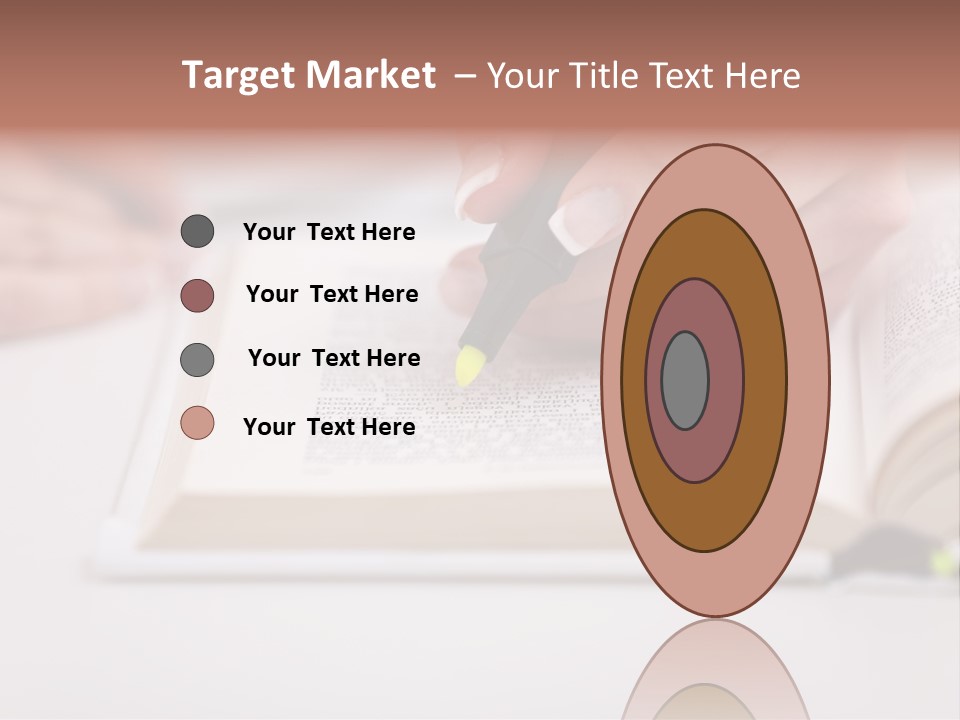 Finger Woman Text PowerPoint Template