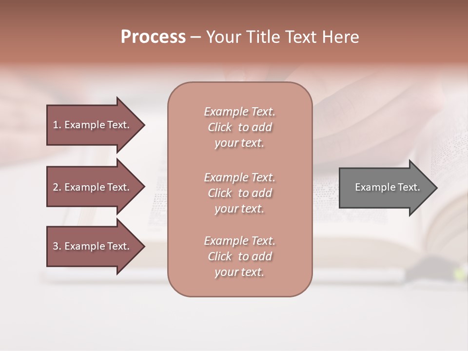 Finger Woman Text PowerPoint Template
