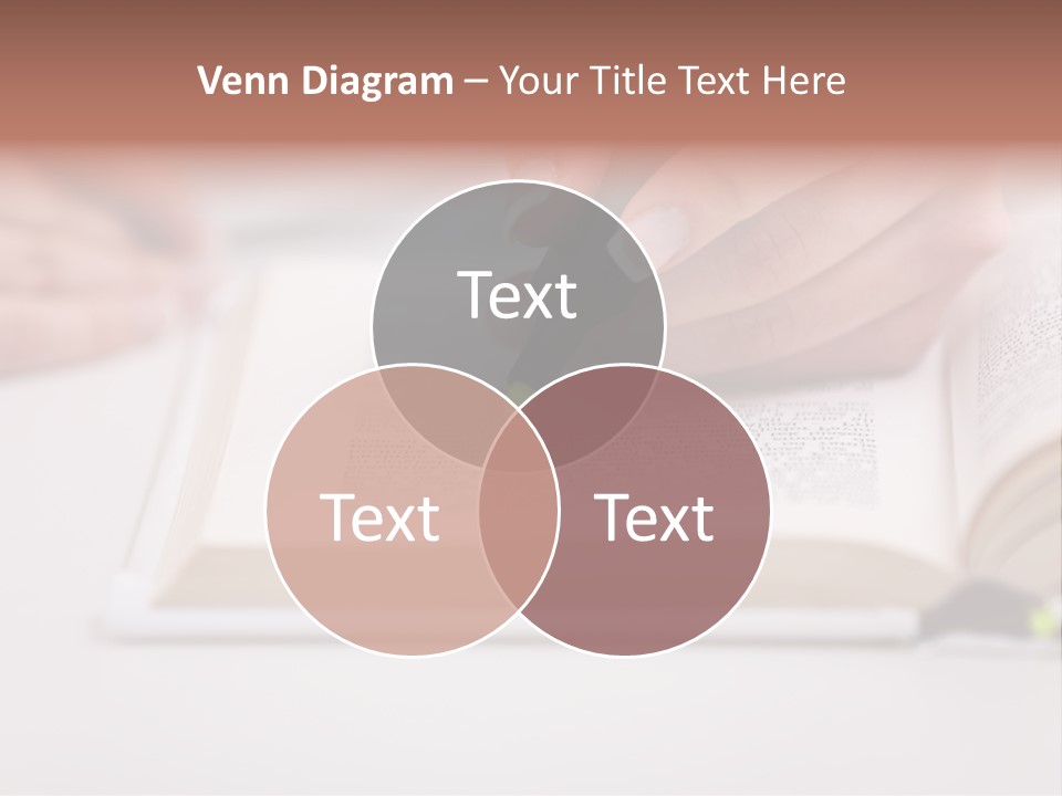 Finger Woman Text PowerPoint Template