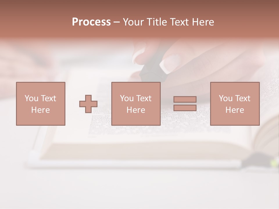Finger Woman Text PowerPoint Template