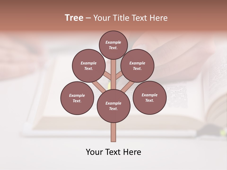 Finger Woman Text PowerPoint Template