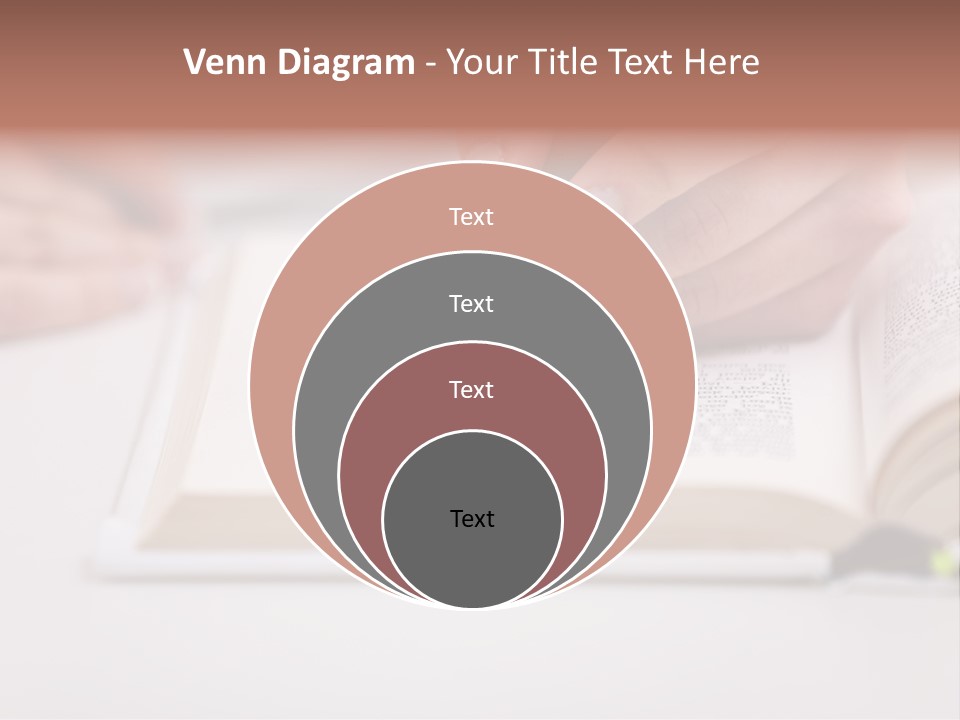 Finger Woman Text PowerPoint Template
