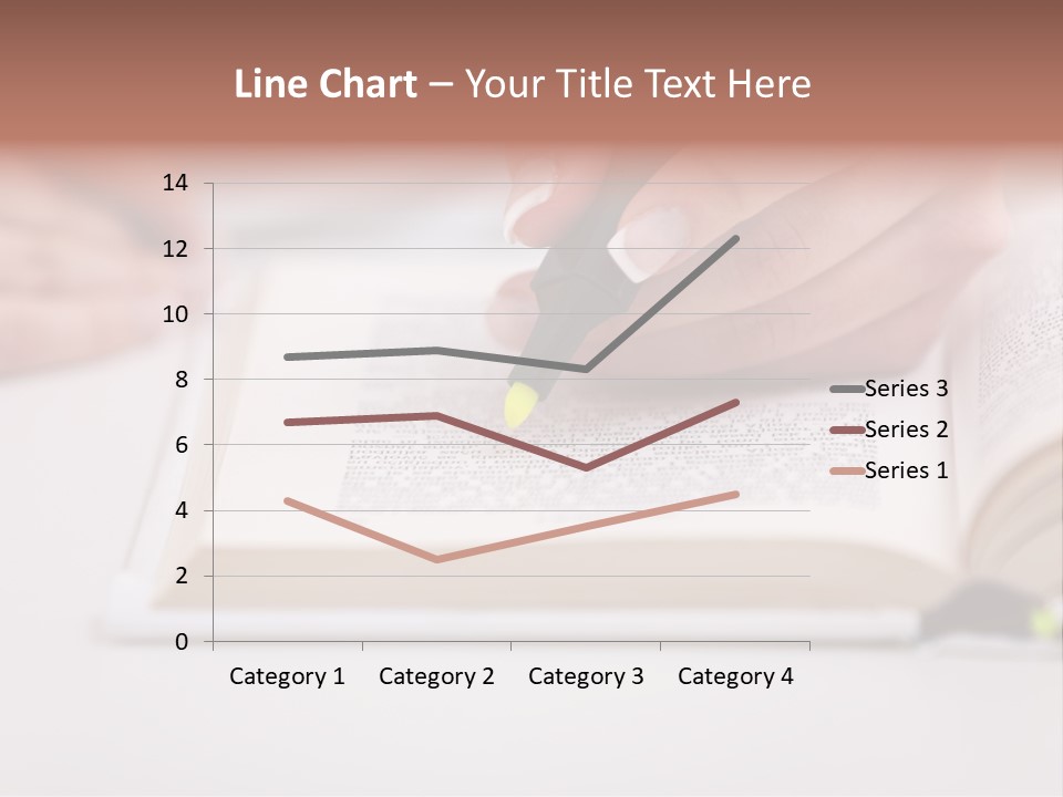Finger Woman Text PowerPoint Template