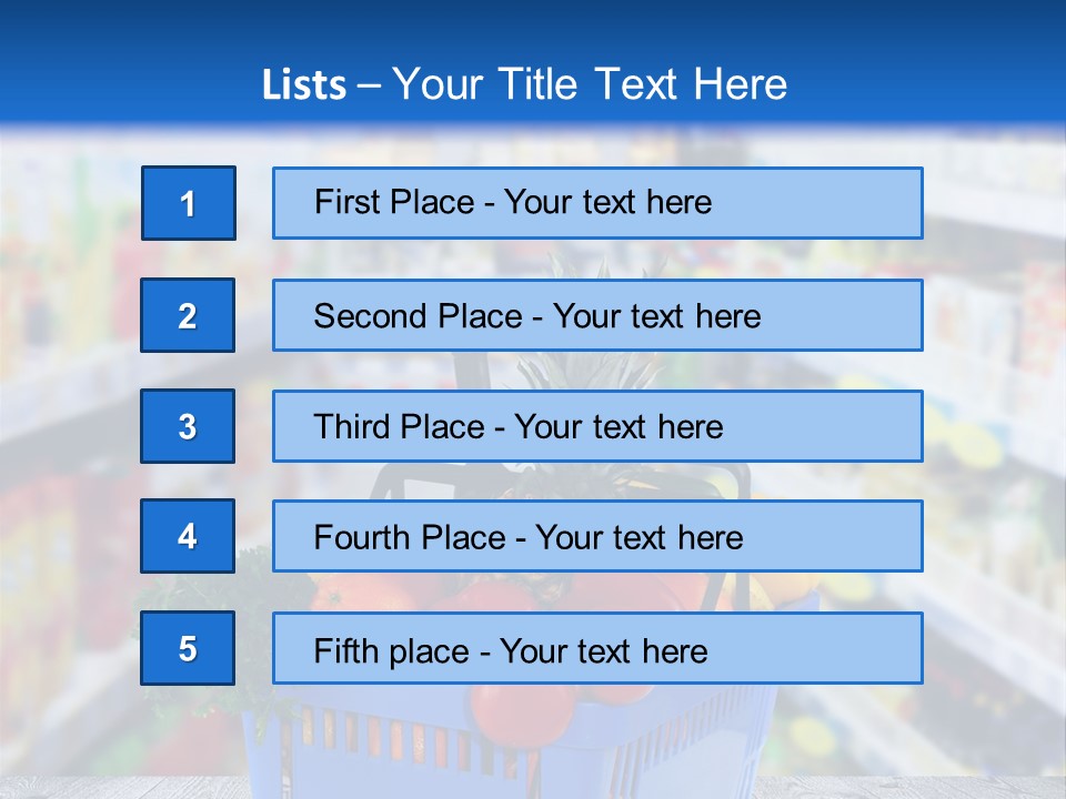 Tomato Stall Bright PowerPoint Template
