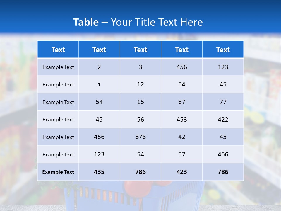 Tomato Stall Bright PowerPoint Template