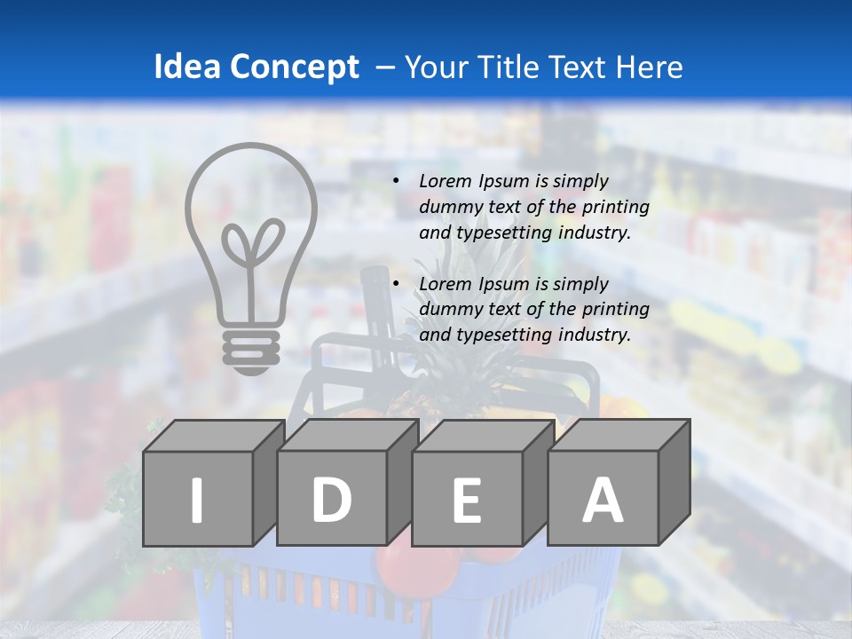 Tomato Stall Bright PowerPoint Template