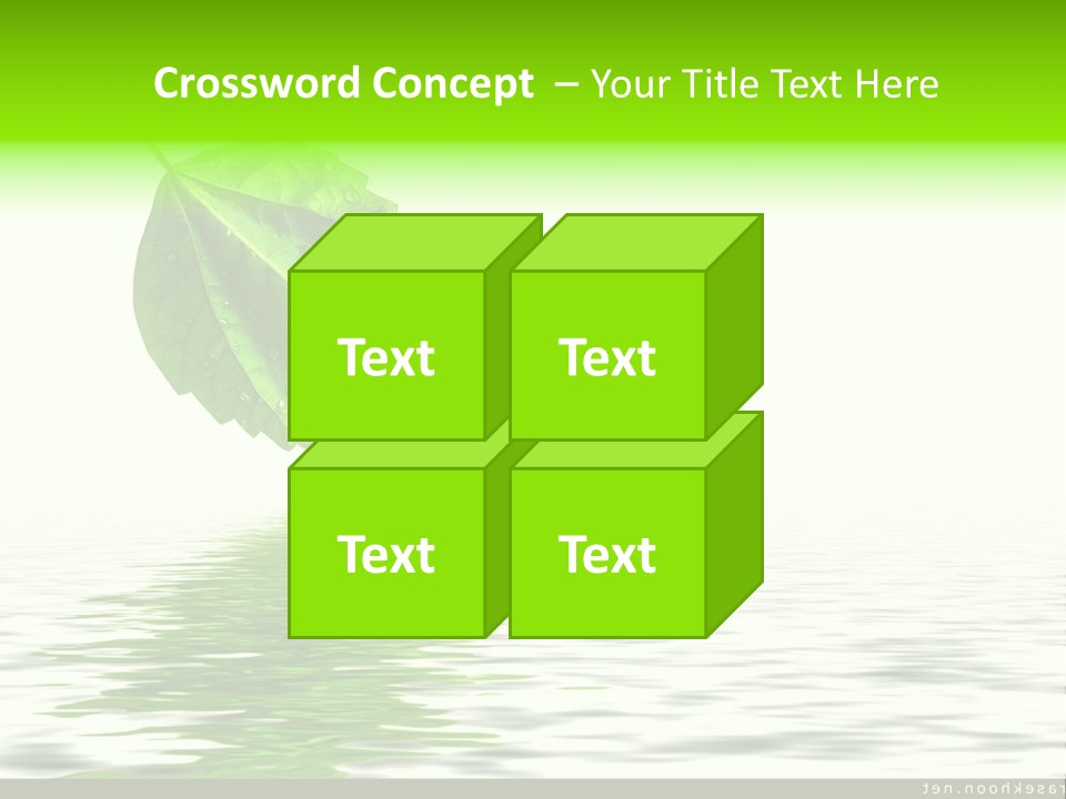 Senior Window Grandmother PowerPoint Template
