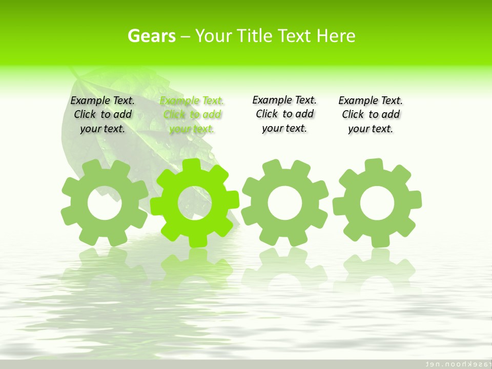 Senior Window Grandmother PowerPoint Template