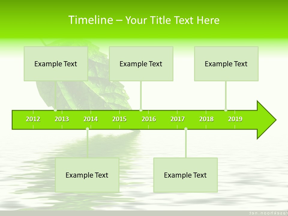 Senior Window Grandmother PowerPoint Template