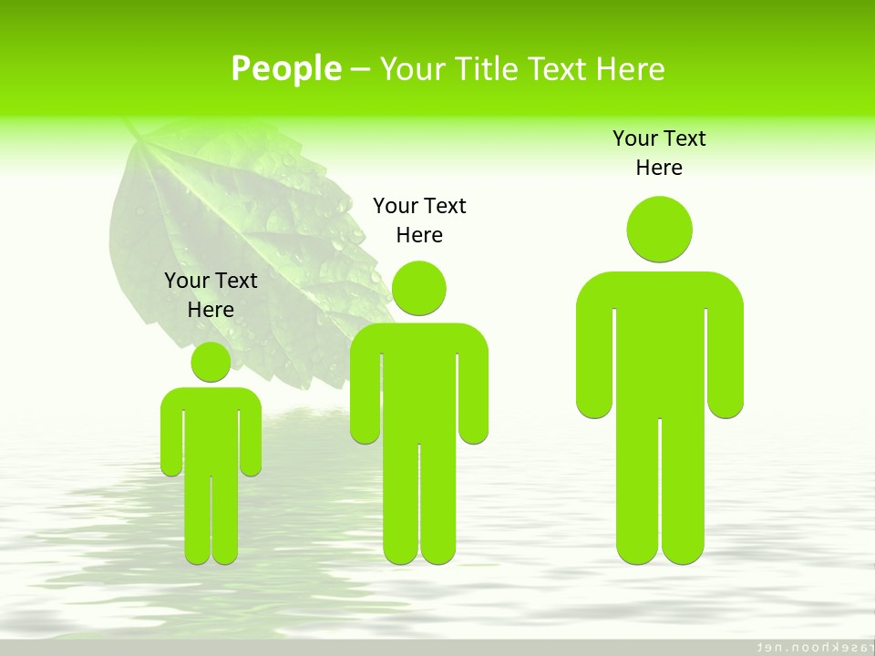 Senior Window Grandmother PowerPoint Template