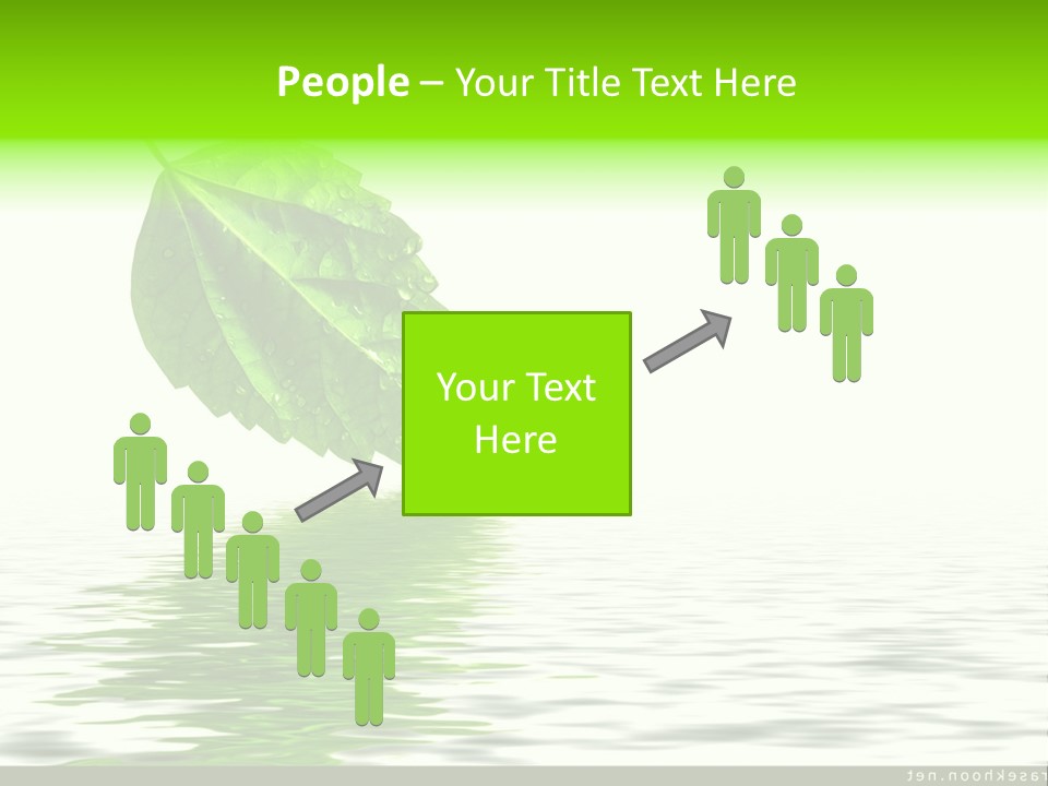 Senior Window Grandmother PowerPoint Template