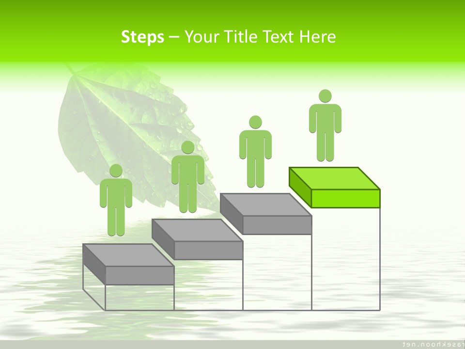 Senior Window Grandmother PowerPoint Template