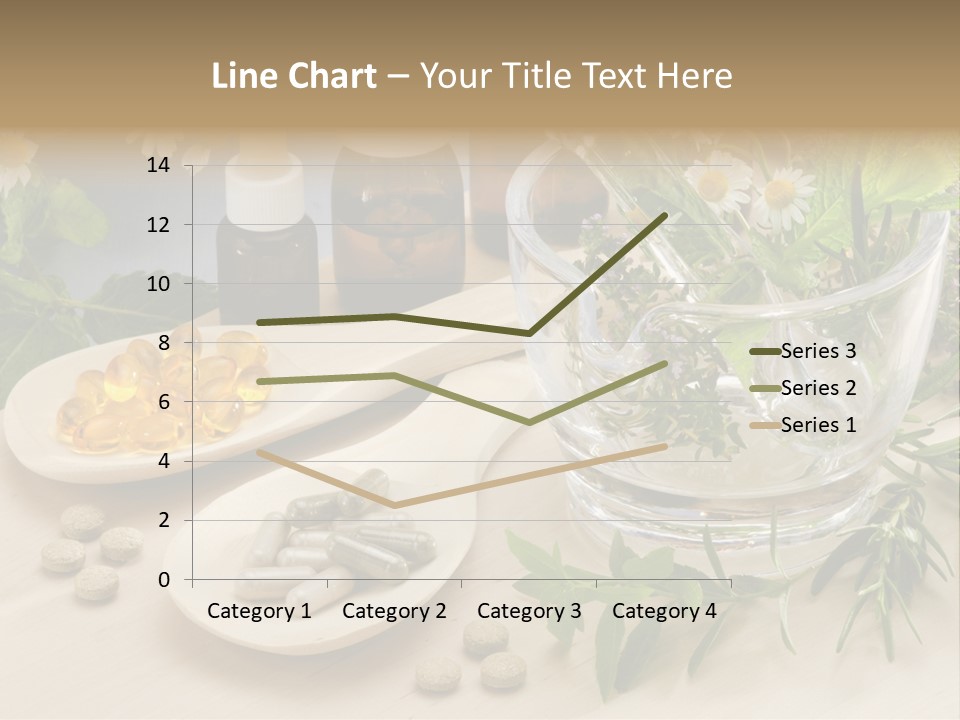 Pestle Health Care Herbal Supplement PowerPoint Template