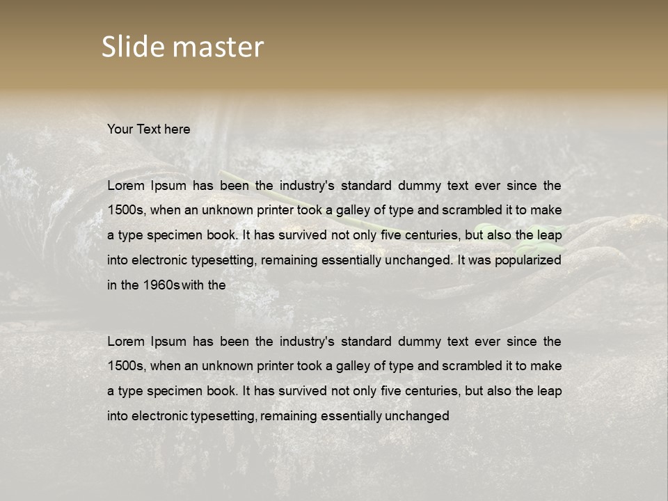 Prayer Peaceful Thailand PowerPoint Template