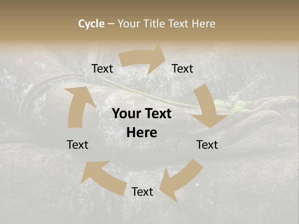 Prayer Peaceful Thailand PowerPoint Template