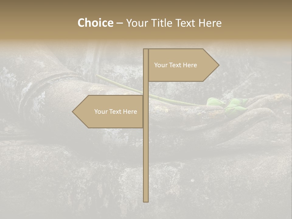 Prayer Peaceful Thailand PowerPoint Template