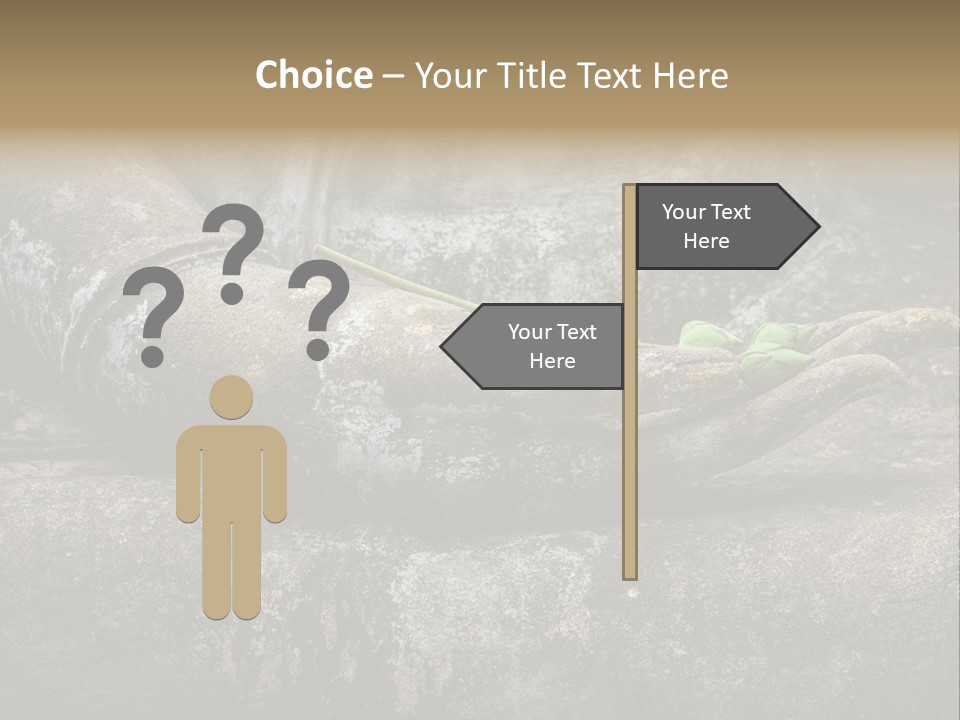 Prayer Peaceful Thailand PowerPoint Template