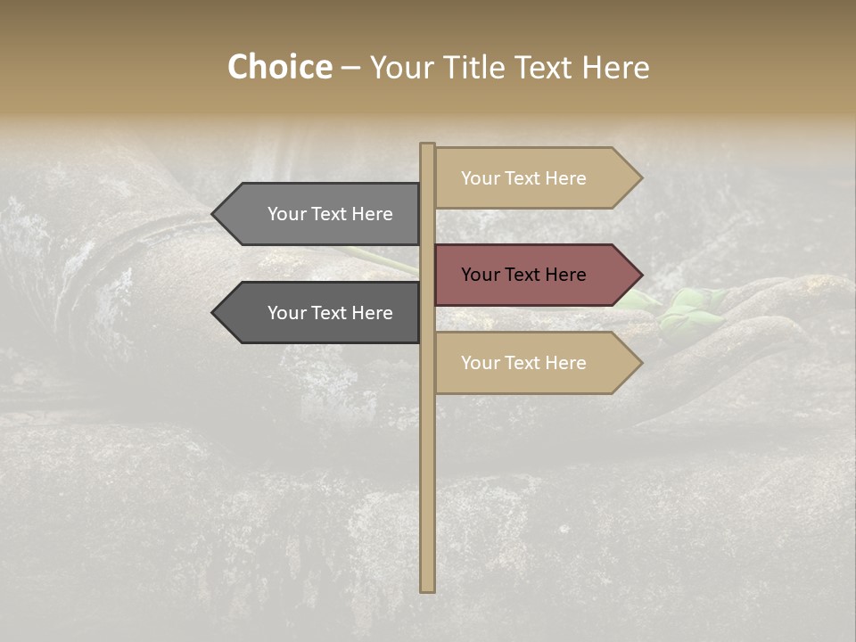 Prayer Peaceful Thailand PowerPoint Template
