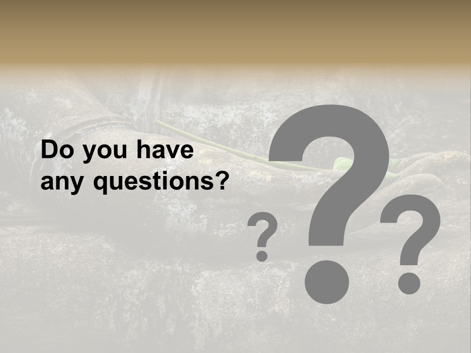 Prayer Peaceful Thailand PowerPoint Template