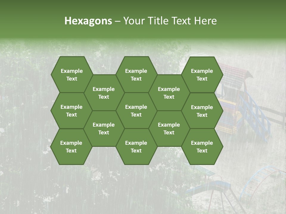 Wet Downpour Ground PowerPoint Template