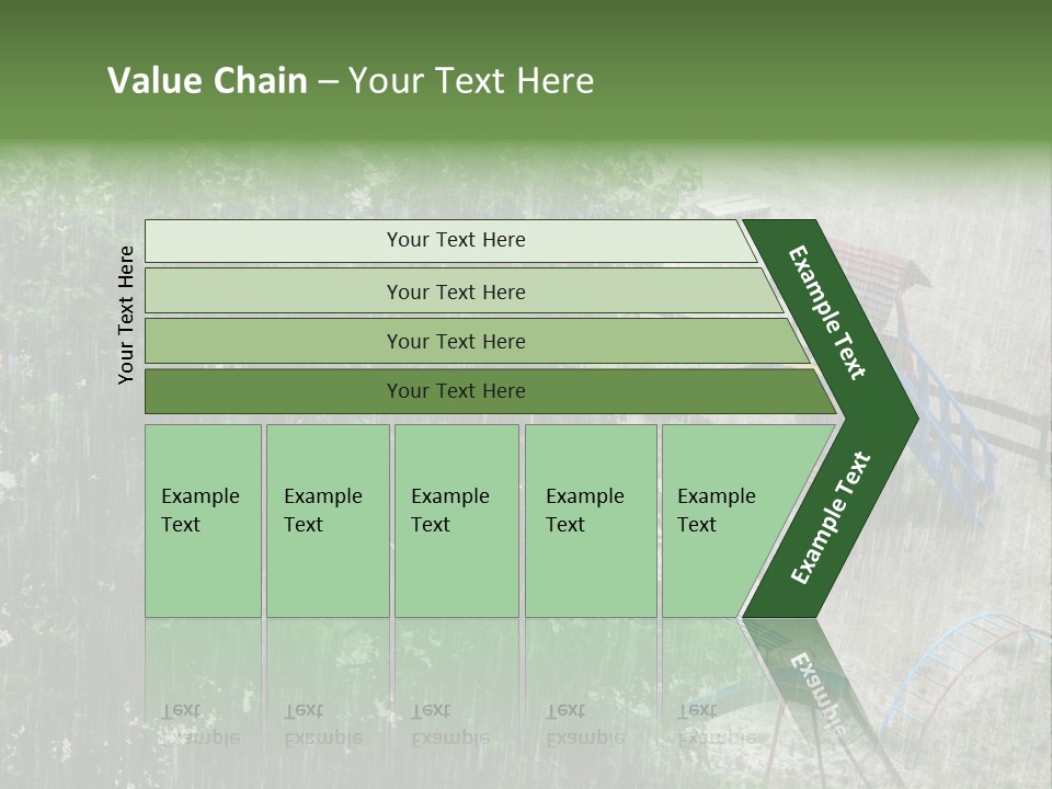 Wet Downpour Ground PowerPoint Template