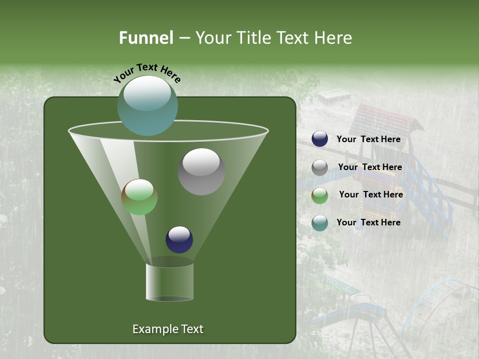 Wet Downpour Ground PowerPoint Template