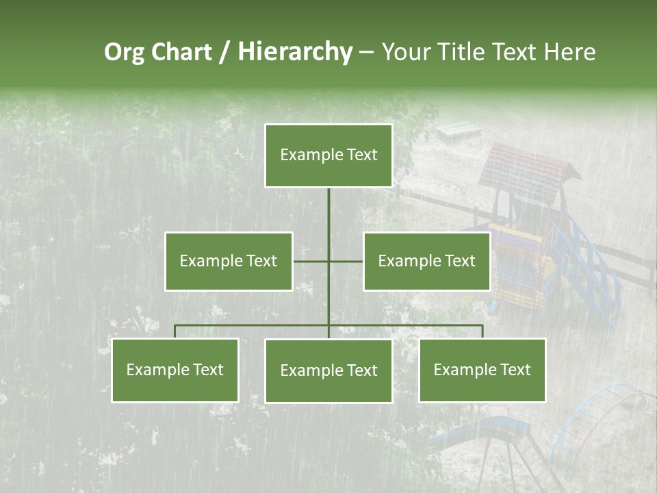 Wet Downpour Ground PowerPoint Template