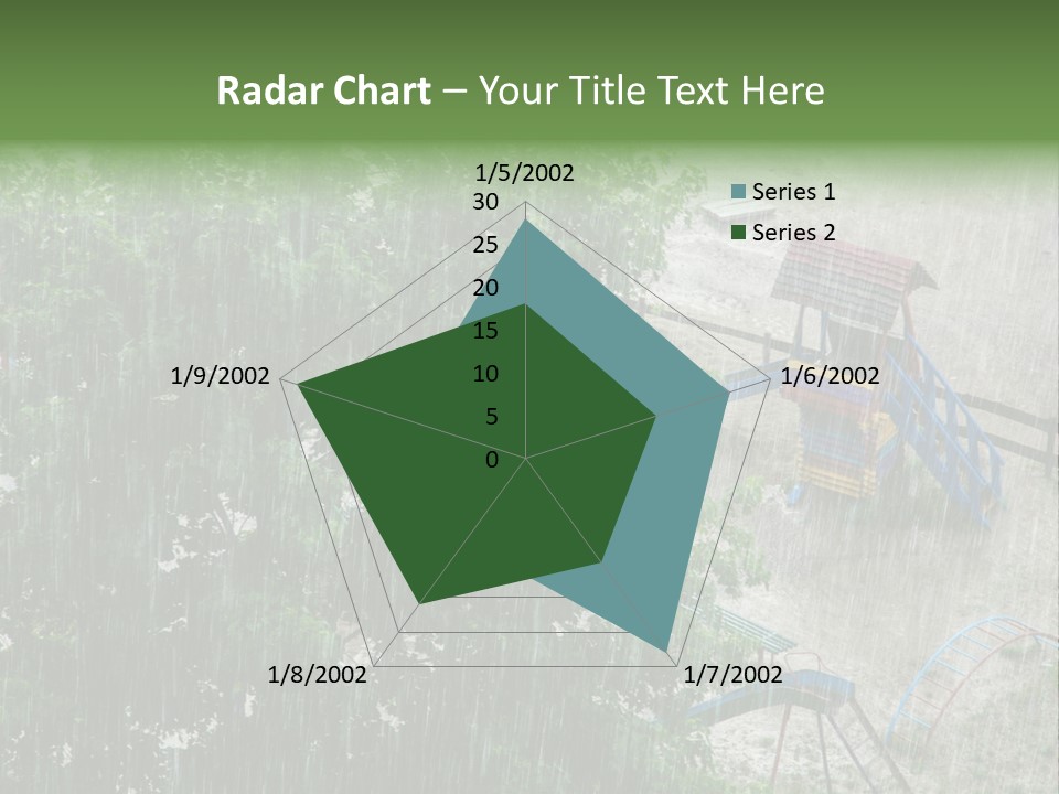 Wet Downpour Ground PowerPoint Template