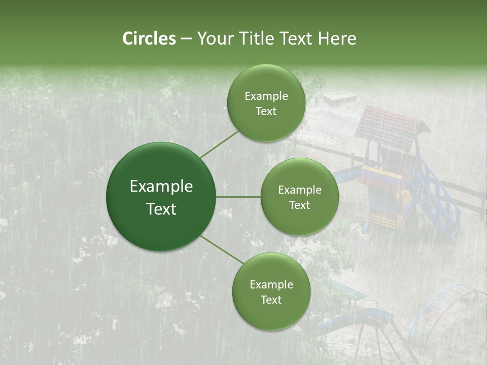 Wet Downpour Ground PowerPoint Template