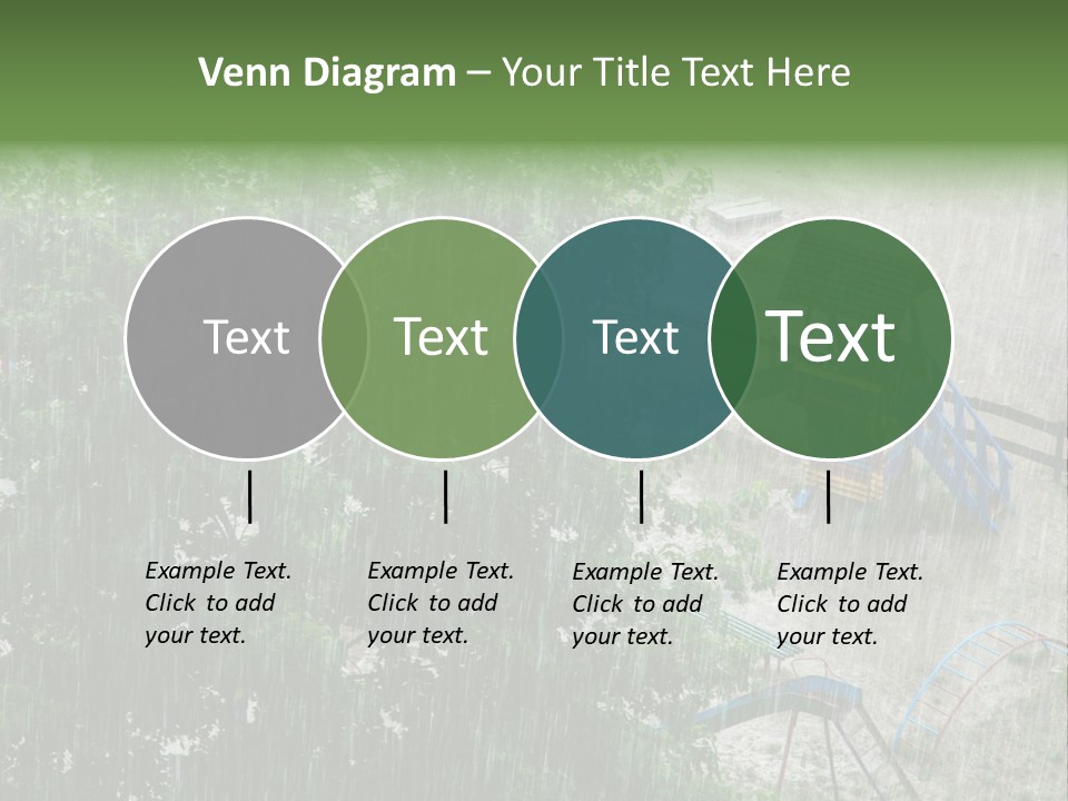 Wet Downpour Ground PowerPoint Template