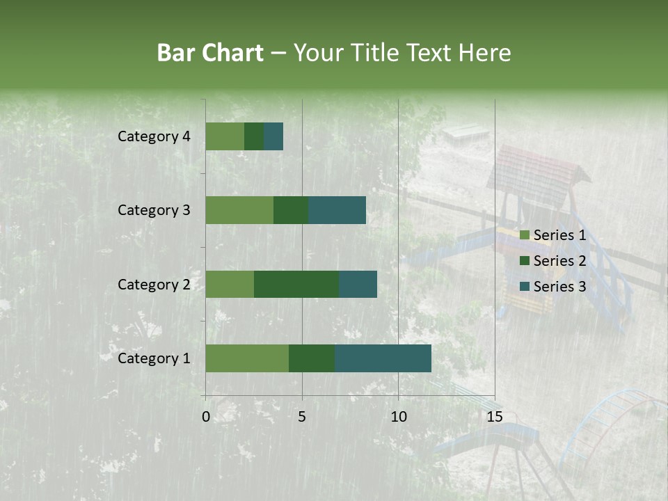 Wet Downpour Ground PowerPoint Template