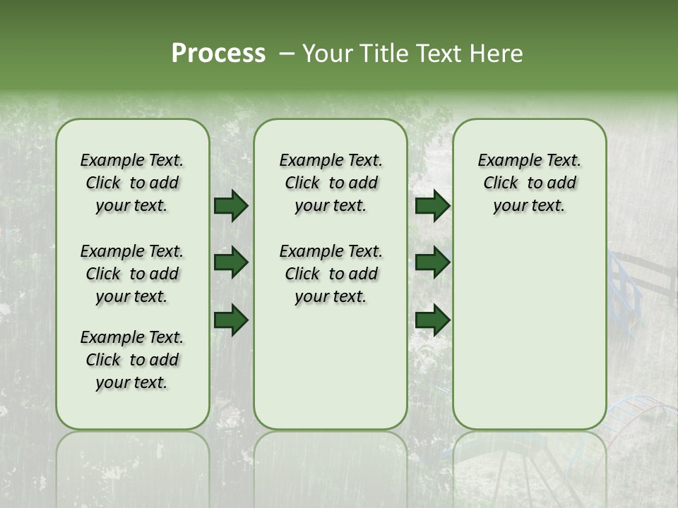 Wet Downpour Ground PowerPoint Template
