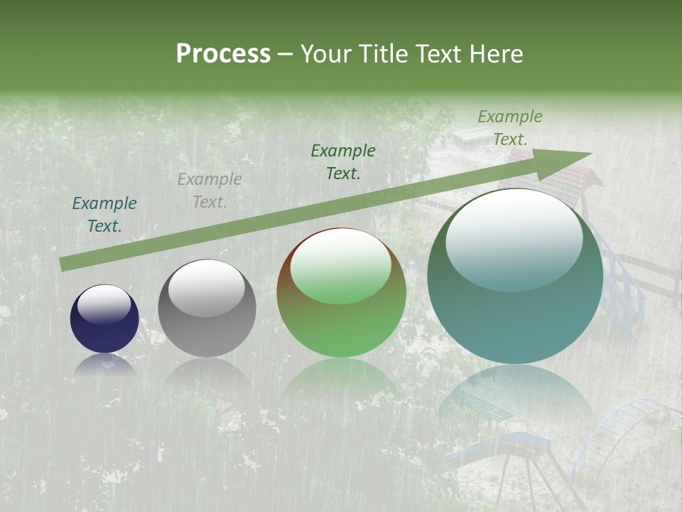 Wet Downpour Ground PowerPoint Template