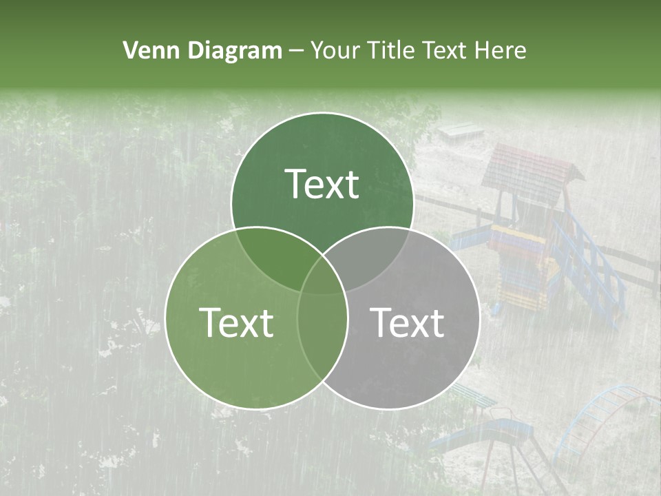Wet Downpour Ground PowerPoint Template