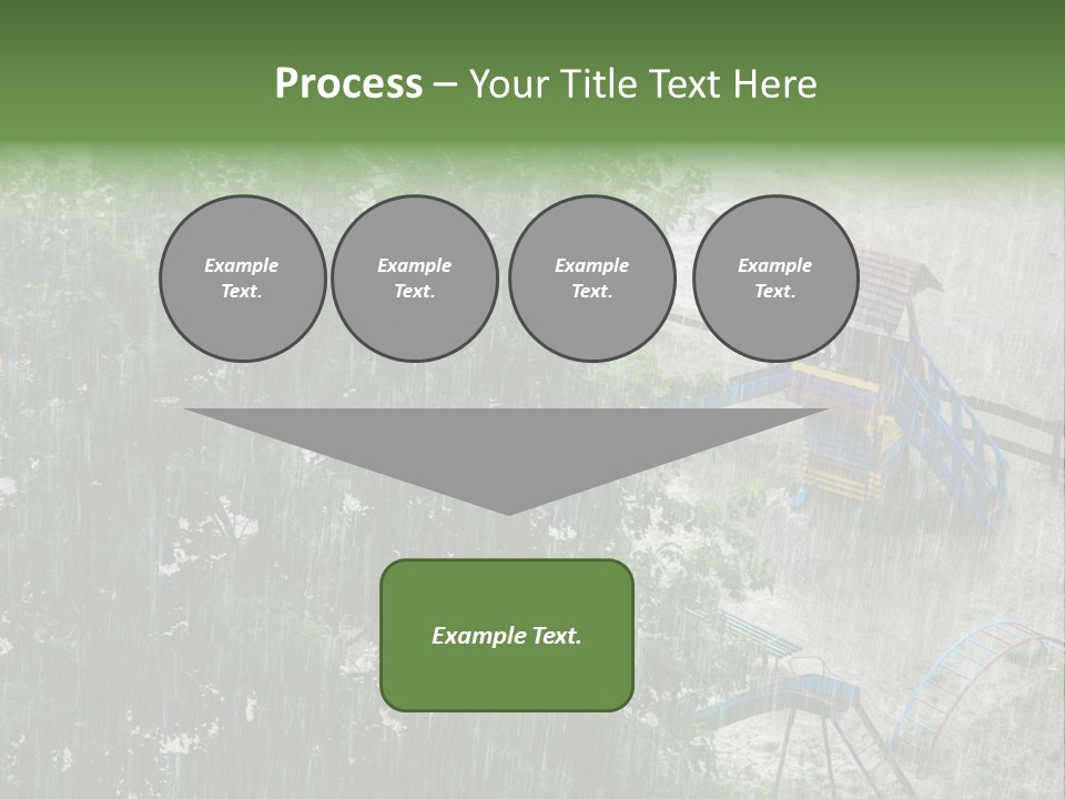 Wet Downpour Ground PowerPoint Template