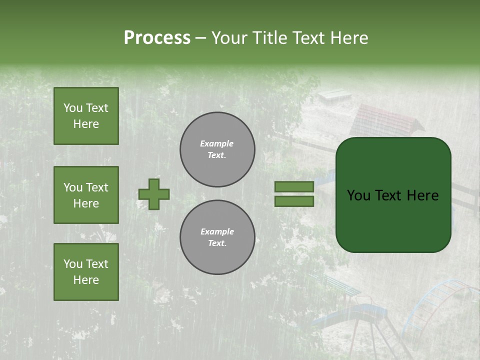 Wet Downpour Ground PowerPoint Template