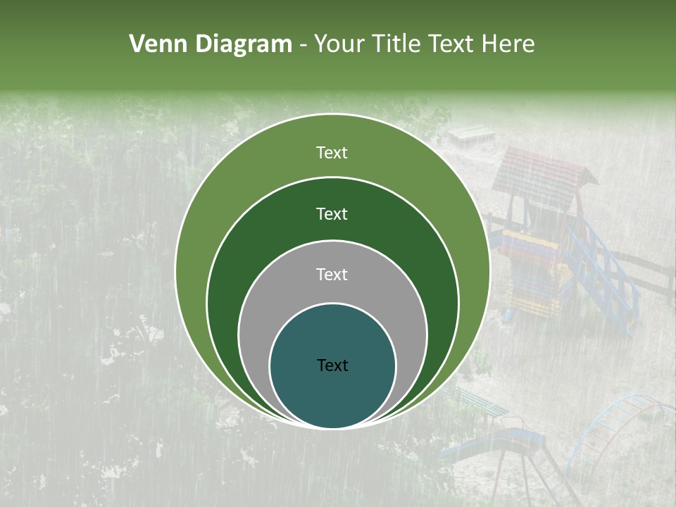 Wet Downpour Ground PowerPoint Template